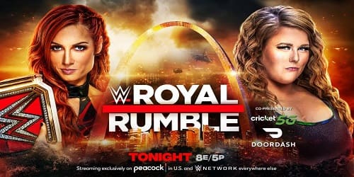 WWE Royal Rumble 2022 Becky Lynch Vs Doudrop