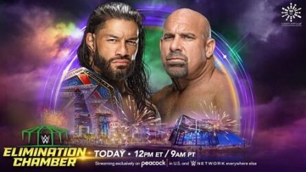 WWE ELIMINATION CHAMBER 2022 REPETICION Y RESULTADOS ROMAN VS GOLDBERG