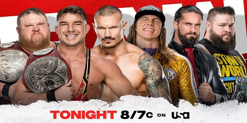 WWE RAW 7 de marzo 2022 Repeticion y Resultados tag team