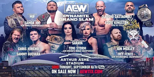AEW Dynamite GrandSlam 20 de Septiembre 2023 Repeticion y Resultados