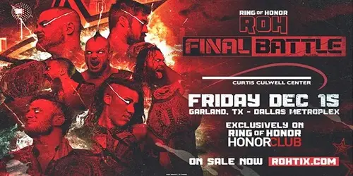 Ring of Honor ROH FINAL BATTLE 2023 En Vivo y Repeticion