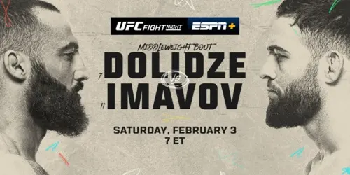 UFC Fight Night Dolidze vs Imavov Online En Vivo y Repeticion